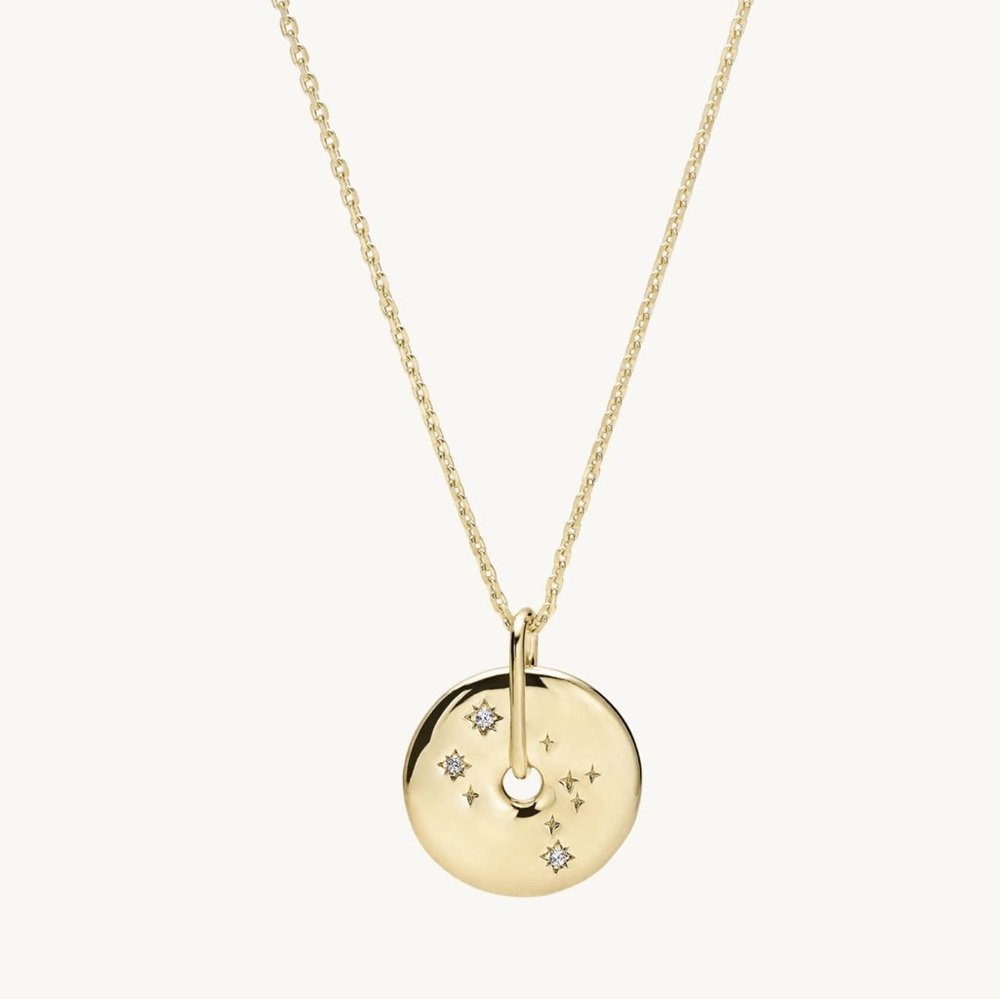 Mejuri Zodiac Pendant Necklace - Gemini (New!)